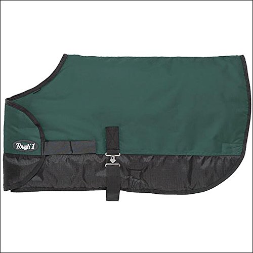 Tough 1 600D Waterproof Poly Adjustable Foal Blanket, Hunter Green, Small #TOP28
