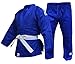 Produktbild adidas Judo Blue Gi Anzug für Erwachsene, Kinder, Herren, Damen, 350 g, 110 120 130 140 150 160 170 180 190, 130 cm