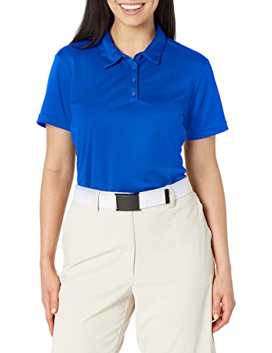 adidas Golf Women's Performance Primegreen Polo Shirt, Collegiate Royal, Extra Small