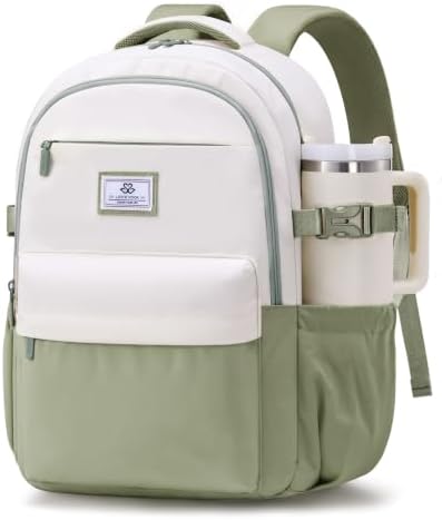 LOVEVOOK Schulrucksack Mädchen Teenager 15,6 Zoll Laptop Rucksack Damen | Wasserdicht Schulranzen Travel Backpack Women Elegant, Arbeitsrucksack School Bag mit Laptopfach für Schul