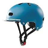 Serratura Steplock Cratoni Casco unisex giovanile C-mate, blu opaco, M