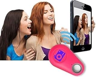 جهاز التحكم عن بعد بتقنية البلوتوث للكاميرا والتصوير بالهواتف (4 قطع) - تحكم والتقاط صور عن بعد، يعتمد على تكنولوجيا متقدمة | متجر كتـاكيت 🐥، متعدد الألوان