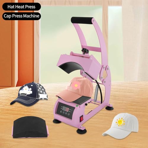 Prensa para gorras 2-en-1 500W con control digital miniatura 2