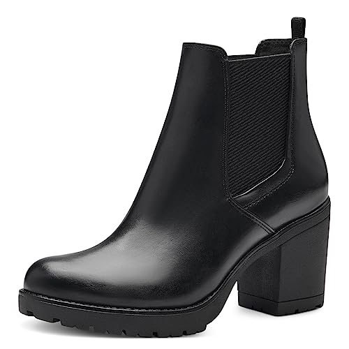 MARCO TOZZI stivali Chelsea da donna vegani senza chiusure color nero (black) 36 EU