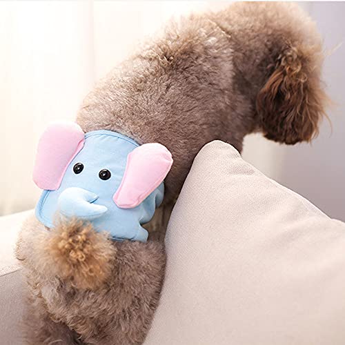 Image of Dog Diaper, Male Dog Belly Bands Physiological Pants Washable Reusable Soft Puppy Nappies Wraps for Small Dogs (XL, Elephant)