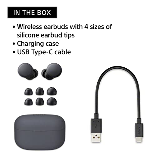 Sony LinkBuds S Truly Wireless Noise Canceling Earbud Headphones with Alexa Built-in, Bluetooth Ear Buds Compatible with iPhone and Android, White by Sony - Image 3