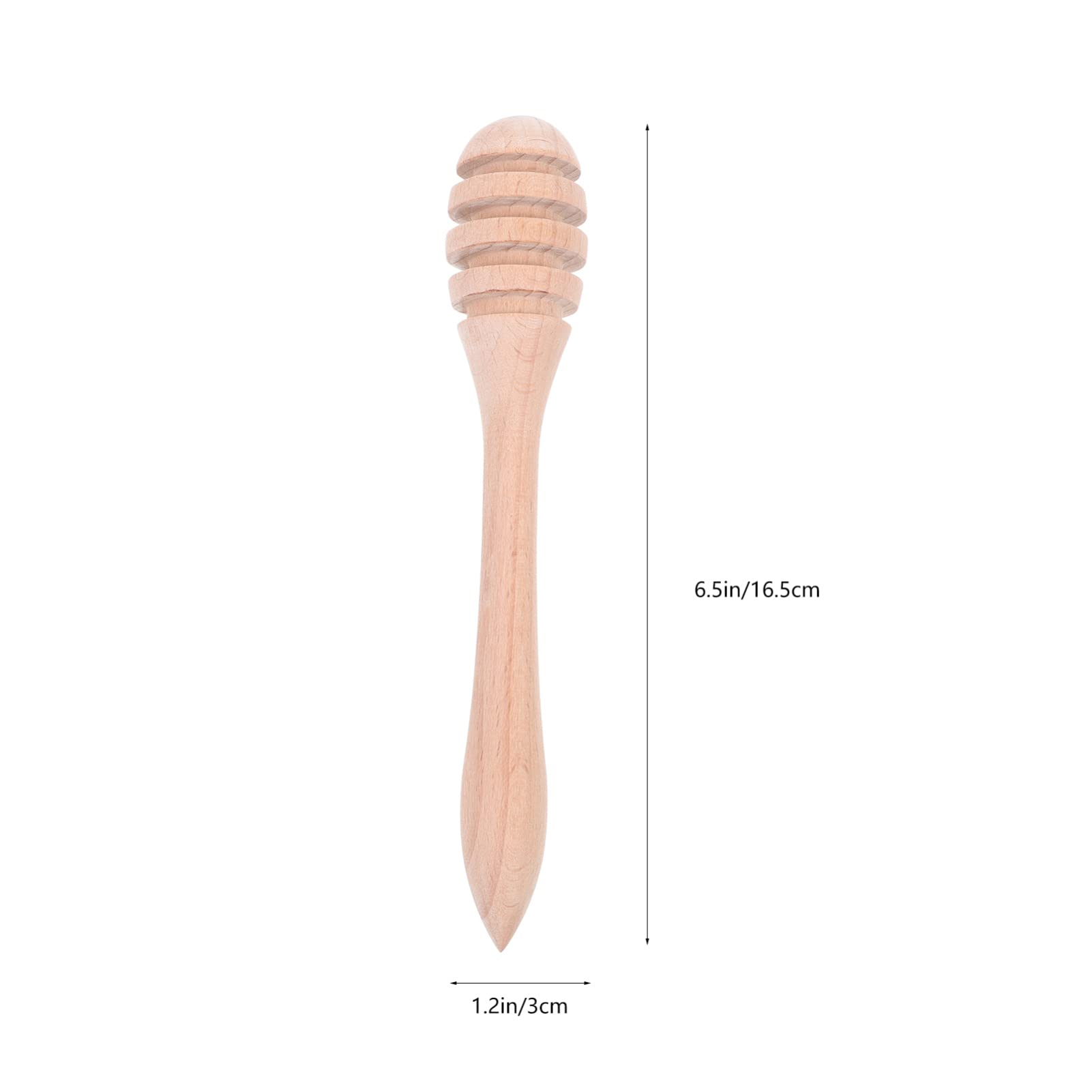 Cabilock Simple Wooden Honey Stirrer Honey Wand Supplies Sticks Set Household Tableware