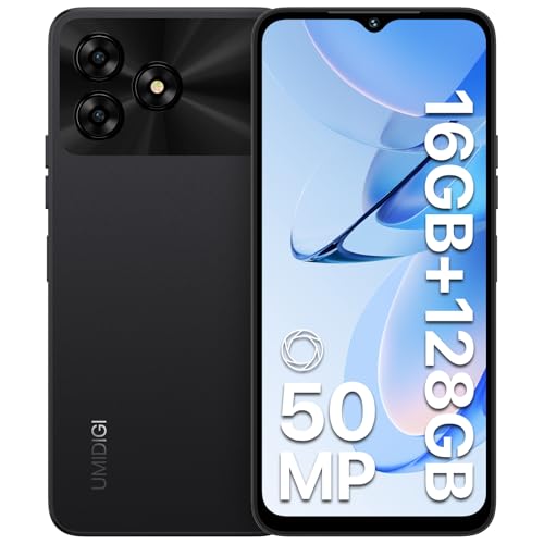 UMIDIGI Telephone Portable, G5 Android Smartphone, 16(8+8) Go+128Go/1To, 50MP+8MP Caméra, 5000mAh Batterie, Écran 6.6