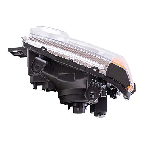 Brock Replacement For Pair Set Halogen Combination Headlamps Headlights W/Chrome Bezels Compatible With 05-15 Xterra 26060Ea025 26010Ea025 #TOP4