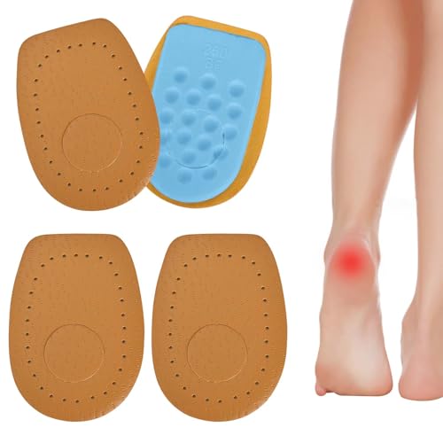 2 Pares Plantillas Altura Hombre y Mujer, Alzas para Zapatos Mujer, Plantillas Gel Mujer para Aumentar la Altura, Plantillas Mujer para Pies Talones Soporte y Amortiguación de Impactos