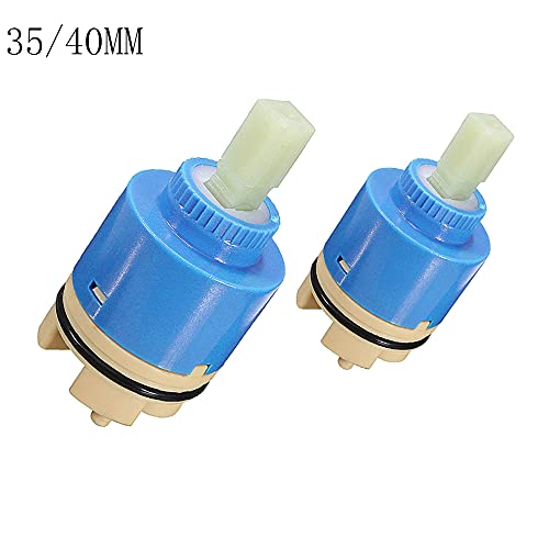 Wasserhahn-Kartusche Ø 35 mm - praktische Ersatzkartusche aus Keramik - Ersatzkartusche für Keramikhahn (1 Stück)