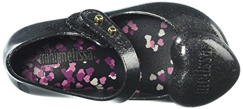 Mini Melissa Baby-Girl's Mini Ultragirl Heart Me Ballet Flat, Black, 6 Medium Us Toddler #TOP4