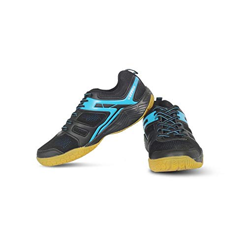Vector X CS-2060 Court Shoes for Mens (Black-AsterBlue) (B07X2HSCN1) Amazon Price History, Amazon Price Tracker