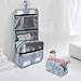 2 Pieces Toiletry Bag Multifunction Hanging Cosmetic Bag Portable Organizer Makeup Bags Pouch Large Capacity Travel Bag for Women Girls Men