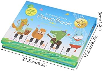 Children Keyboard Book Toy,Portable Piano Book Educational Musical Toy with Light Keys Gift for Toddlers Kids Ages 3 Years 2 41oYVKsf01L. AC