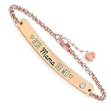 ✅ INDIVIDUELL - Alle Armbaender lassen sich von ca. 16,5 cm bis 20,5 cm individuell einstellen und sind somit für Herren, Teenager, Kinder, Mädchen und Jungen geeignet.