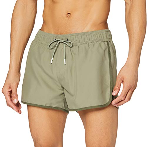 Ropa de baño | G-Star Raw Carnic Solid Badeshorts, Trajes De Baño Para Hombre, Verde Shamrock D18930-A505-2199 , Xs