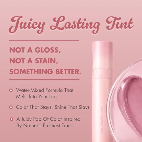 Image of rom&nd JUICY LASTING TINT #33 BARE VINE - K-Beauty Long-Lasting Lip Stain for Plump, Natural Gloss & Vivid, Non-Sticky Finish - Effortless Daily Wear