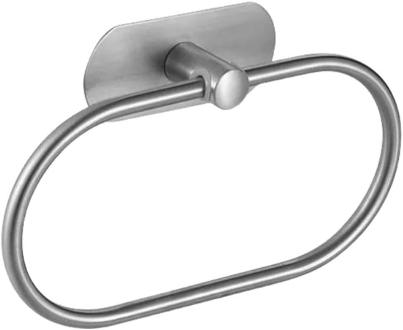 Bath Towel Rail 304 Stainless Steel Rack Ring Toilet Paper Holder Brushed Gold Bathroom Hardware Accessory Set Silver Towel Ring