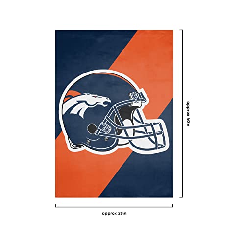 FOCO Denver Broncos NFL Helmet Vertical Flag by FOCO - Image 3
