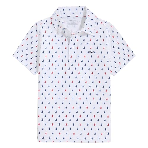 Image of Vineyard Vines Kids Printed Sankaty Polo (Toddler /Little Kids /Big Kids)