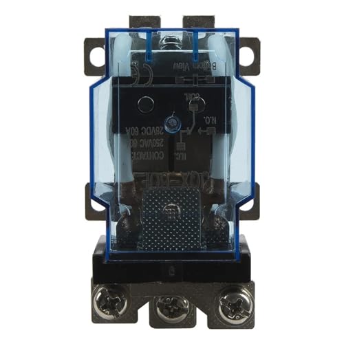 Relé electromagnético JQX-60F-1Z 24VDC reemplace componentes quemados con contactos de aleación de plata 2