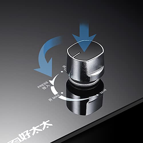 Fogão A Gás Fogão A Gás Interno Embutido De 33 Cm, Vidro Temperado À Prova De Explosão De Cristal Pr