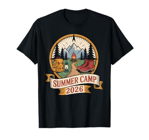 Retro Summer Camp 2026 Leader Crew Host Smore Keepsake T-Shirt