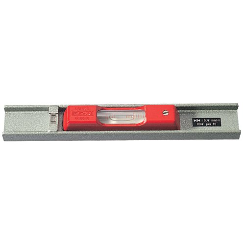 E.D.A. SL279 8" Precision Machinist Spirit Level Sensitivity Per 10