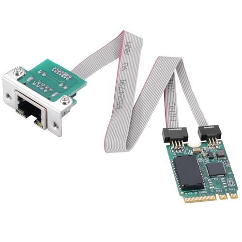 AYWHP M.2   Tarjeta de red Ethernet Gigabit (2,5 G, M.2 A+E Key 2,5 G, con chipset RTL8125B, adaptador de NIC de puerto único para Win/Linux)