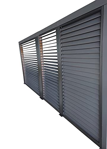 Ventelles aluminium mobiles pour pergola perbiv36
