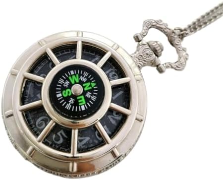 Compass Pocket Watch Pocket Watch Necklace Pendant Watch Outdoor Sports Necessities image 5