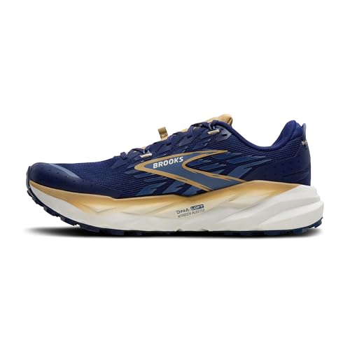 Brooks Cascadia 19 Shoes Blue Gold SS26, Size 43 - Eur - 7