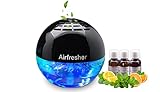Aspira-Home Lufterfrischer mit Ionisator, Airfresher Bowl inkl. 3 Duftöle Orange, Zitrone und Minze je 30ml