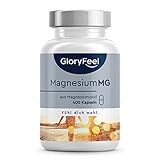 Magnesium 400 Kapseln - 760mg, davon 400mg elementares Magnesium pro Tagesdosis - Unterstützt Muskelfunktion & Energiestoffwechsel* - Laborgeprüft, vegan und ohne Zusätze in Deutschland hergestellt