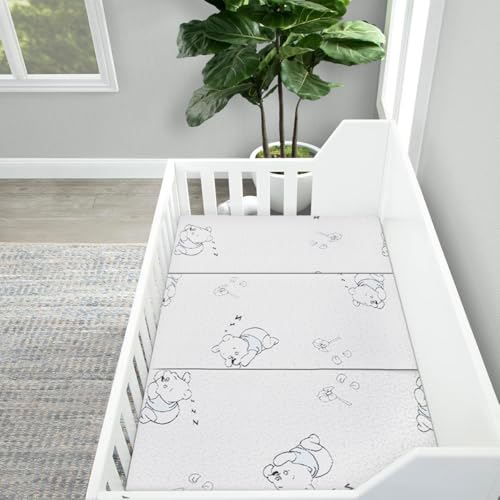 Image of Pack and Play Mattress, 38 inchx26 inch Dual-Sided Mattress for Pack n Play with Ultra-Soft Jacquard Cover, Breathable Gel Memory Foam Pack N Play Mattresses Pad