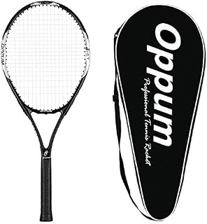 oppum Adult Carbon Fiber Tennis Racket, Super Light Weight Tennis Racquets Shock-Proof