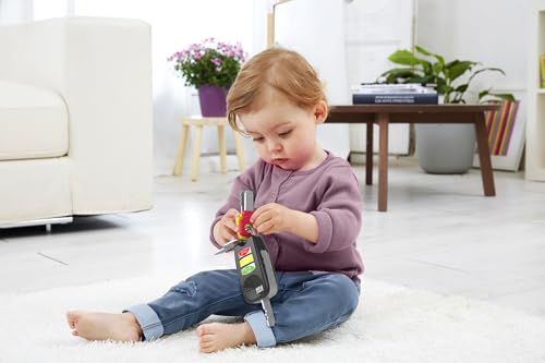 Infini Fun - Meine ersten Schlüssel - Autoschlüssel für Babys und Kleinkinder - mit Licht und Sound - großer Schlüsselanhänger - Imitationsspiel - ab 18 Monaten
