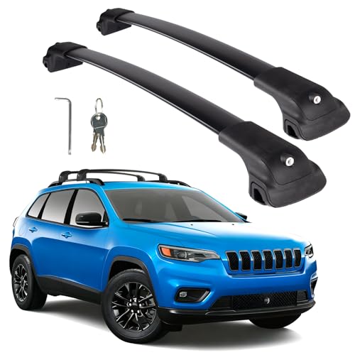 Roof Rack Cross Bars Jeep Cherokee 2014-2023, 260lbs Heavy