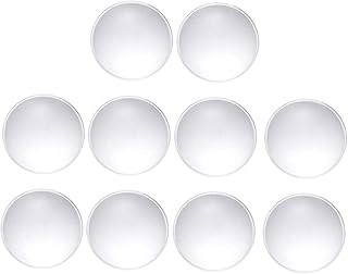 VILLCASE Lente De Lupa 10Pcs Lupa De Vidro Redonda Lente De Vidro Óptico 47 Vezes Lente De Aumento Ferramenta De Ampliação Pmma Transparente 47 Vezes Lente De Vidro Óptico Lente De
