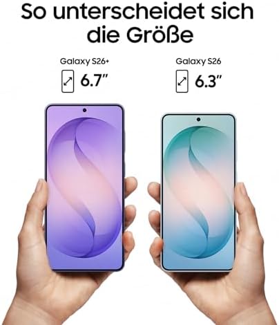 Samsung Galaxy S26 AI Smartphone mit Galaxy AI, Ohne Vertrag, Handy mit Android, 12 GB RAM, 512 GB Speicher, AP Prozessor, 50 MP, Black, 3 Jahre Herstellergarantie [Exklusiv auf Amazon]