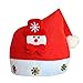 Produktbild Weihnachtsmütze, Traditioneller Roter Und Weißer Plüsch-Sankt-Hut, Perfektes Weihnachtskostümfest Und Fest-Aktivitäten (Farbe : Snowman Christmas hats)