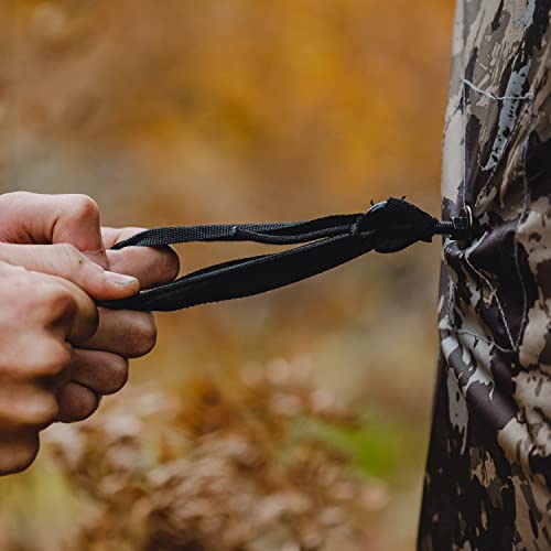 Barronett Blinds® Pentagon™, Portable Hunting Blind, 5-Sided Hub Blind, Huge Interior, Low Profile Windows, 4-Person, Crater™ Core, 72” X 96” X 96”, Pt550Cc #TOP4