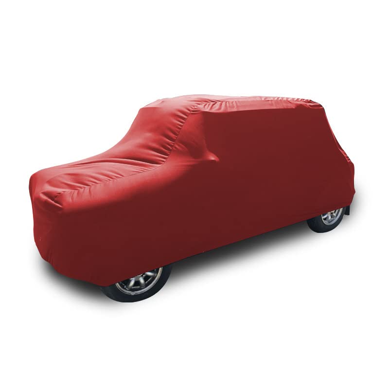 Housse Austin Mini rouge Coverlux+ la protection haut de gamme