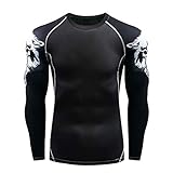 Slim Fit Oberteil Atmungsaktiv Trainingsshirt Laufshirt Kurzarm Langarm Top Casual-T-Shirt Jogging Sport-Ärmelbluse Fashion-Druck Long Fitness Herren Herren Hemd Lachsfarben