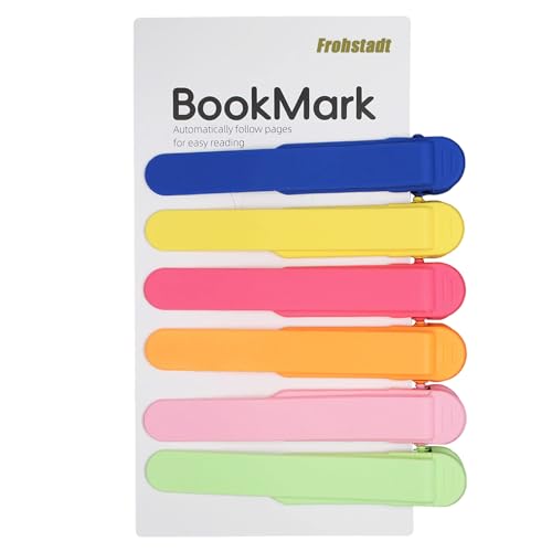 Lot de 6 marque-pages automatiques - Marque-page amusant pour enfants - Un cadeau d'adieu pour les ras de bibliothèque à l'école
