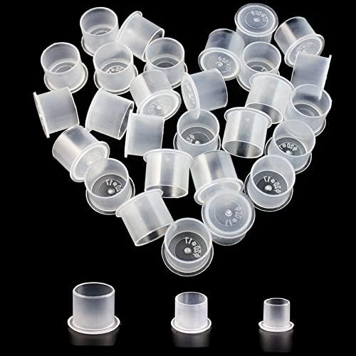 Yuelong 300pcs Tattoo Ink Caps Mixed Ink Cups for Tattoo Supplies