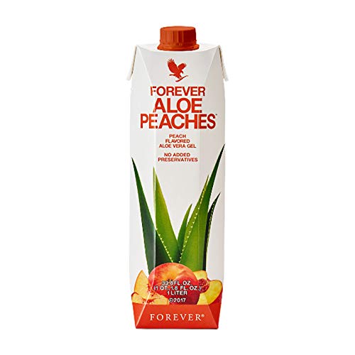 Forever Living Aloe Melocotones 100% natural puro jugo para beber 4 x 1 litro (nuevo stock)