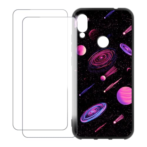 UOGNADGD Xiaomi Redmi Note 7 Pro �Ƃ̌݊������� �J�X�^���J���t���P�[�X�{�����K���X�ی�t�B����2���t�� ? �Ռ��z�������h�~ (����)