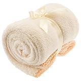 HÖCHSTE QUALITÄT: Die Baby Kuscheldecke ist aus hochwertigem Polyester gefertigt wodurch sie besonders flauschig, weich und warm ist